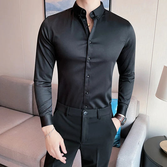 Elegance Pro Slim-Fit Dress Shirt